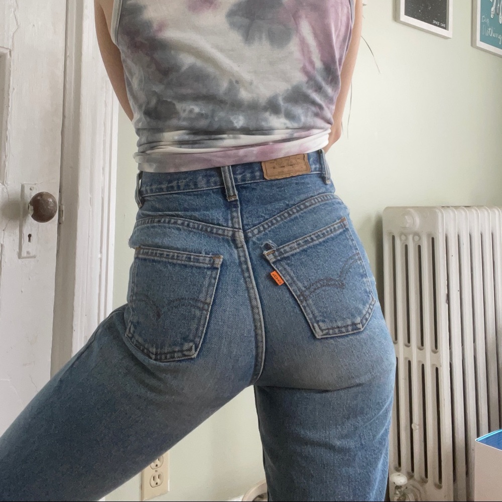 Vintage Orange Tab Levi’s Ultra High Rise